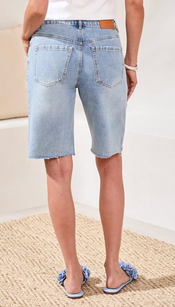 Brooke Wide Denim Jorts