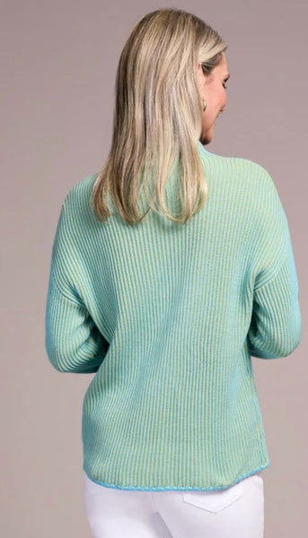 Long Sleeve Funnel Neck Sweater