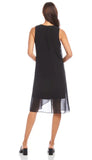 Draped Crossover Dress