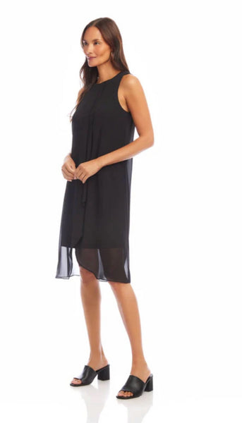 Draped Crossover Dress