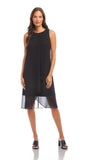 Draped Crossover Dress