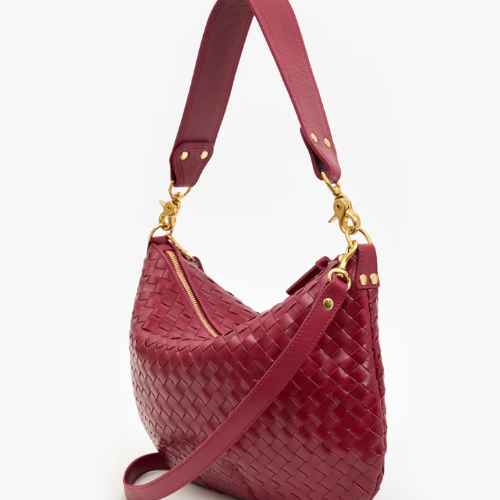 Moyen Messenger-Medium Woven Diagonal