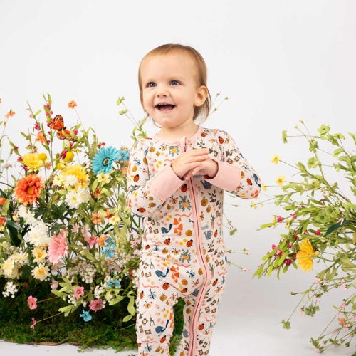 Garden Friends Convertible Romper 6-12M