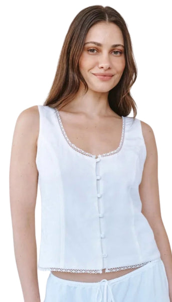 Fitted Bodice Top With Smock Back