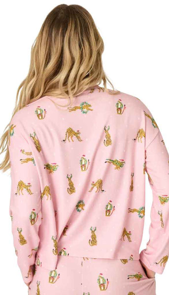 Long Sleeve Pj Top-Very Merry