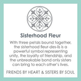 Medium Pendant-Sisterhood Fleur-Silver