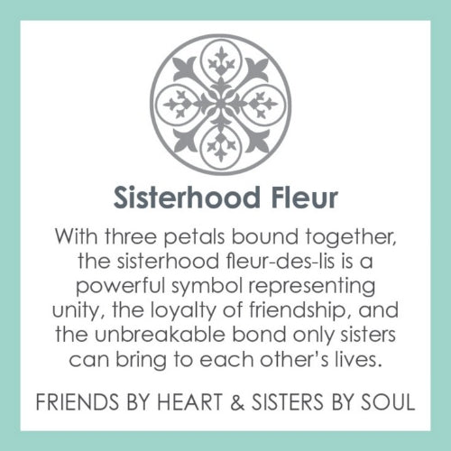 Small Pendant-Sisterhood Fleur-Gold