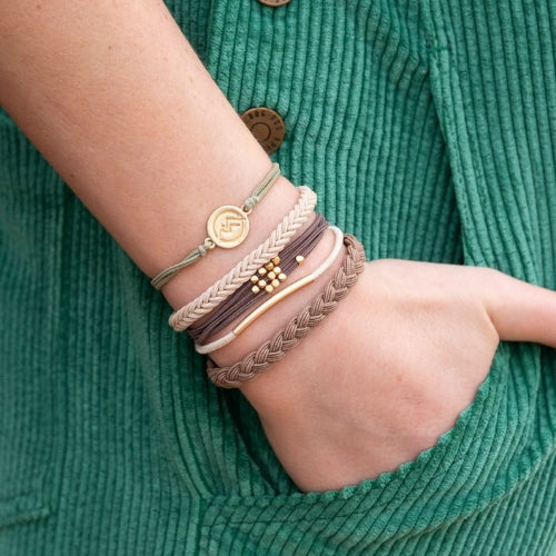 Hair Tie + Bracelet-Climb, Medium