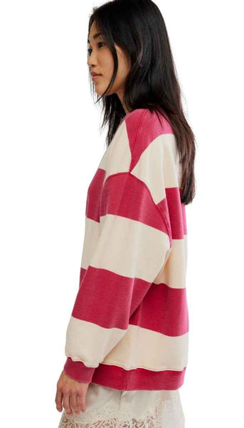 Classic Stripe Crew Wide