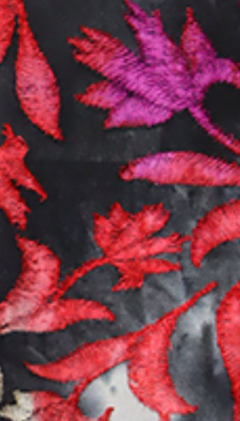 3/4 Sleeve Burnout Top