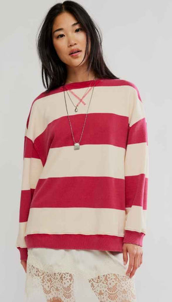 Classic Stripe Crew Wide