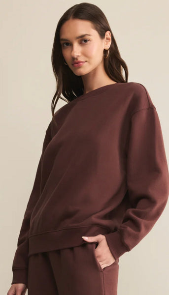 Boyfriend Cotton Sweatshirt