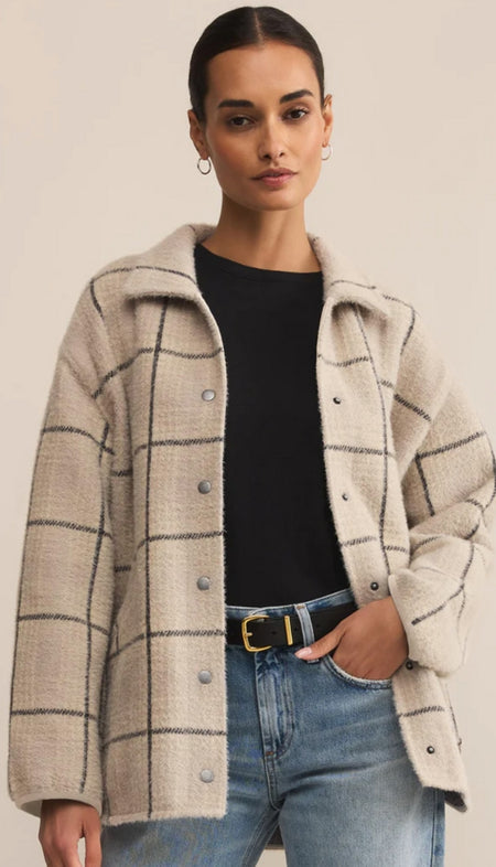 Velvet Puffer Jacket With Faux Fur