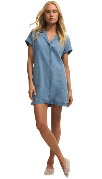 Napa Denim Mini Dress
