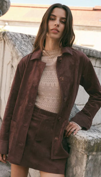 Decker Suede Chore Jacket