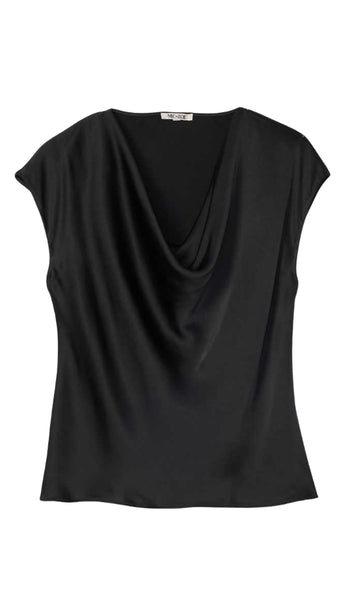 Drape Neck Day Gloss Tee
