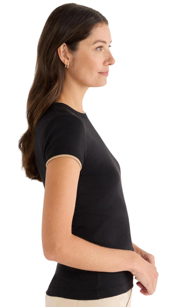 Perfect Knit Rib Double Layer Tee