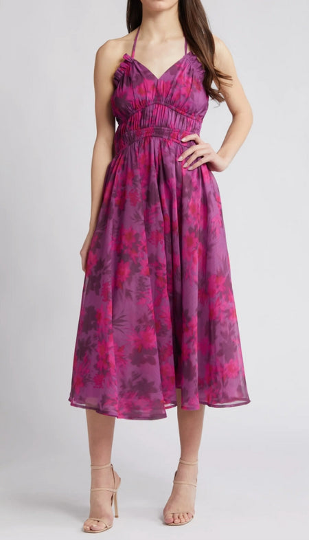 Kerrigan Mixed Fabric Dress