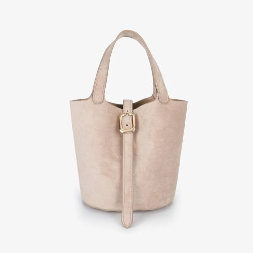Joya Bucket Mini Faux Suede