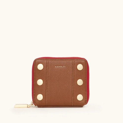 5 North-Mahogany, Pebble. Red Zip
