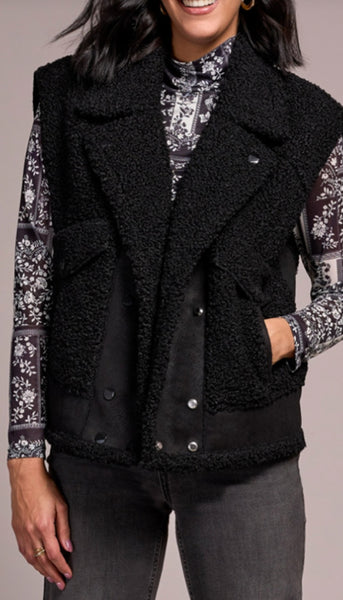 Sleeveless Sherpa Vest