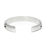 Flora Blue Double Hinge Bangle