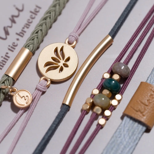 Hair Tie + Bracelet-Breathe, Large