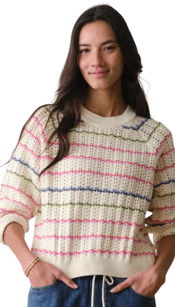 Mina Pointelle Sweater