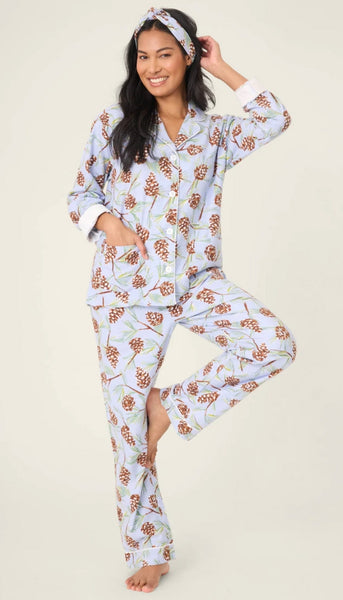 Pj Set Flannels-Pine Cones