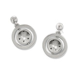 Flora Petite Blue Post Drop Earrings