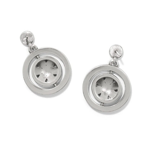 Flora Petite Blue Post Drop Earrings