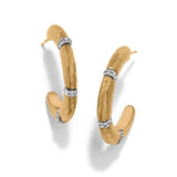 Meridian Geo Open Hoop Earrings