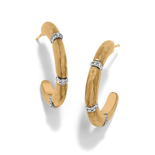 Meridian Geo Open Hoop Earrings