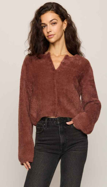 Winterglow Fluffy Cardigan