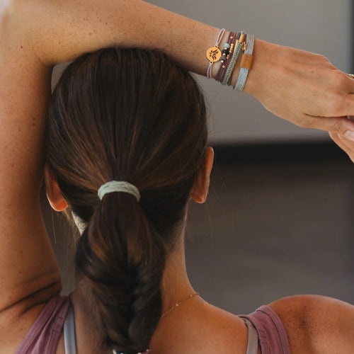 Hair Tie + Bracelet-Breathe, Large