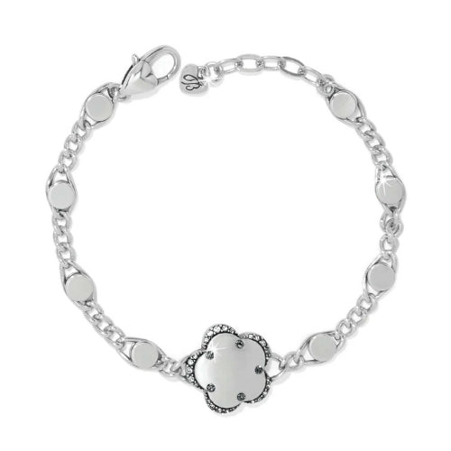 Gaia Flower Silver Bracelet