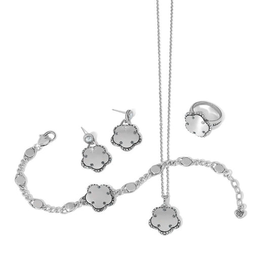 Gaia Flower Silver Bracelet