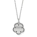 Gaia Flower Silver Necklace