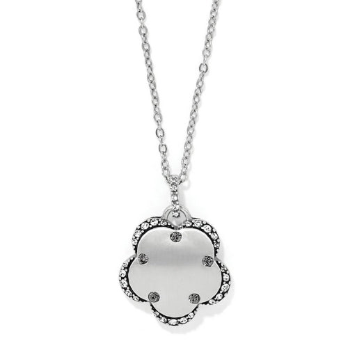 Gaia Flower Silver Necklace