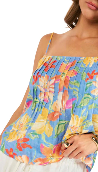 Beach Cowgirl Pleated Cami