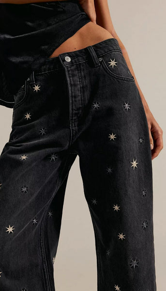 Deep Trance Shine Embroidered - Starry Night