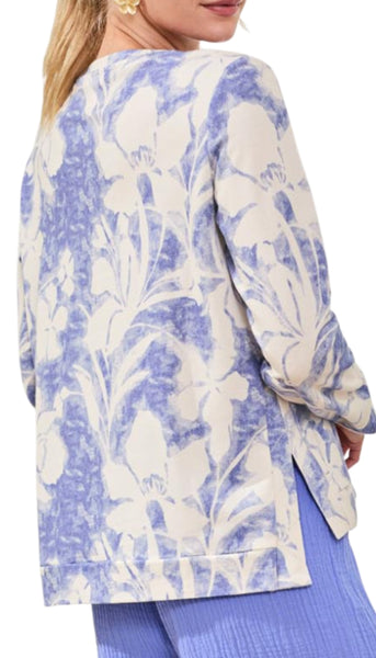 Crew Neck With Detailed Side Slits