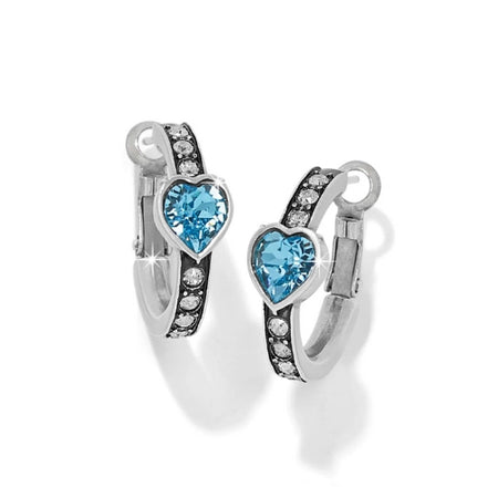 Kyoto In Bloom Blue Hoop Earrings