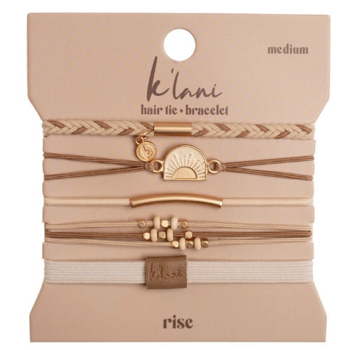 Hair Tie + Bracelet-Rise, Medium