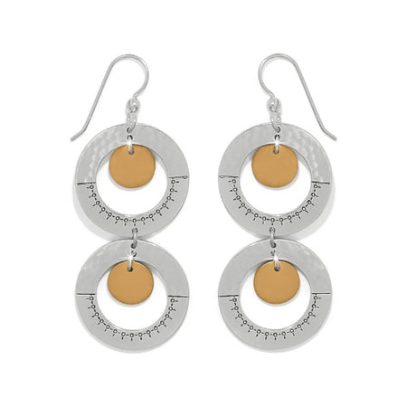 Kyoto In Bloom Blue Hoop Earrings