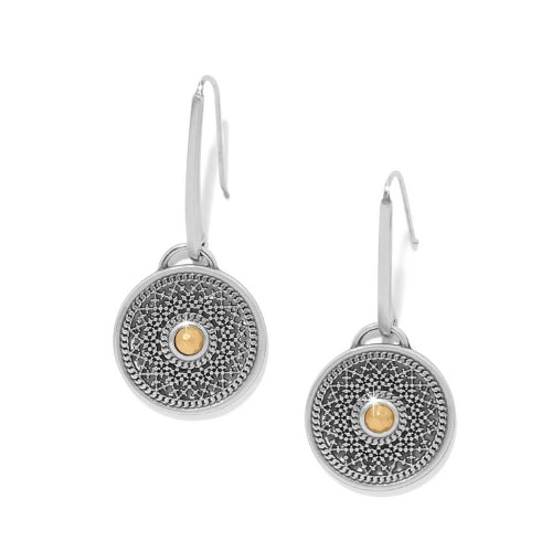 Ferrara Segreta Medallion French Wire Earrings