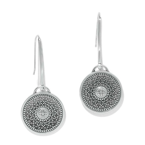 Ferrara Segreta Medallion French Wire Earrings