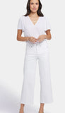 Teresa Wide Leg Ankle - Optic White