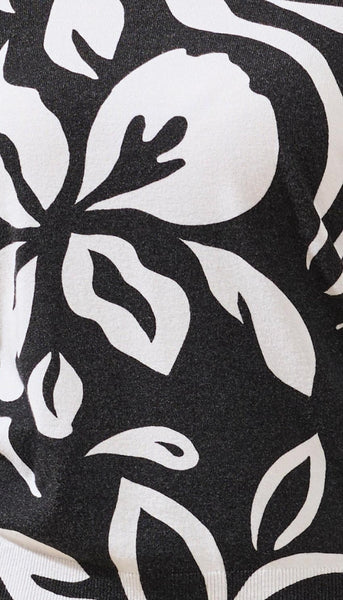 Soft Yarn 3/4 Sleeve Crewneck