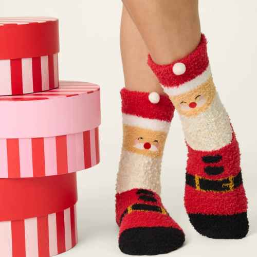 Santa Socks With Grippers